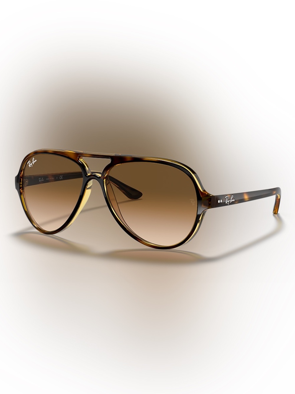 Ray-Ban cats 5000 havana Frame Bills Brown Gradient Lenses Sunglasses